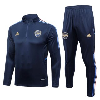 Sudadera De Training Arsenal 2023-2024 Azul Sudadera De Training Arsenal 2023-2024 Azul