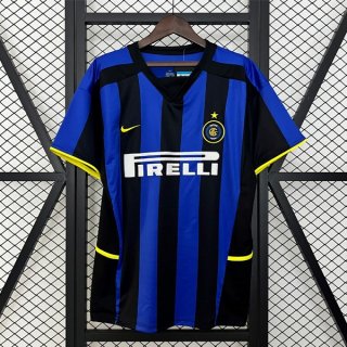 Tailandia Camiseta Inter Milan 1ª Equipación Retro 2002 2003 Tailandia Camiseta Inter Milan 1ª Equipación Retro 2002 2003