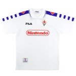 2ª Equipación Replica Camiseta Fiorentina FILA Retro 1998 1999 Blanco