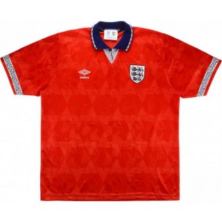 2ª Equipación Replica Camiseta Inglaterra Retro 1990 Rojo 2ª Equipación Replica Camiseta Inglaterra Retro 1990 Rojo