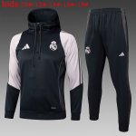 Ninos Sudadera Con Capucha Real Madrid 2025-2026 Negro Rosa