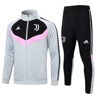 Chandal Juventus 2024-2025 Gris Negro 2 Chandal Juventus 2024-2025 Gris Negro 2