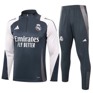 Sudadera De Training Real Madrid 2024-2025 Gris Sudadera De Training Real Madrid 2024-2025 Gris
