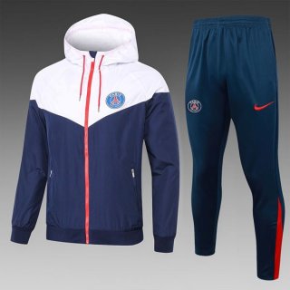 Rompevientos PSG Conjunto Completo 2025-2026 Blanco Azul Rompevientos PSG Conjunto Completo 2025-2026 Blanco Azul
