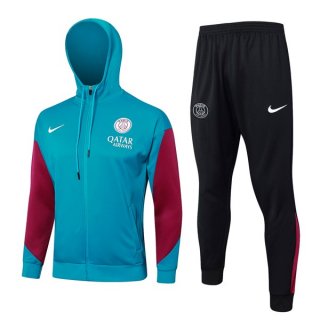 Chandal Con Capucha PSG 2024-2025 Azul Rojo 3 Chandal Con Capucha PSG 2024-2025 Azul Rojo 3