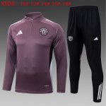 Ninos Sudadera De Training Manchester United 2025-2026 Purpura 5
