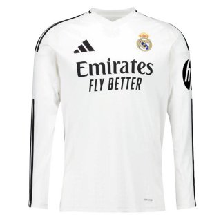 Tailandia Camiseta Real Madrid 1ª Equipación ML 2024-2025 Tailandia Camiseta Real Madrid 1ª Equipación ML 2024-2025