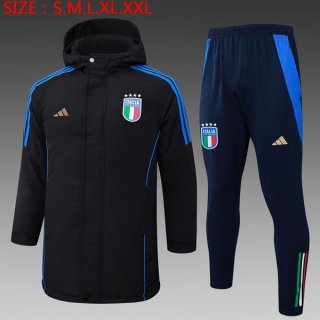 Abrigo Italia Conjunto Completo 2024-2025 Negro Abrigo Italia Conjunto Completo 2024-2025 Negro