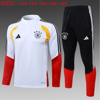 Ninos Sudadera De Training Alemania 2026-2027 Blanco 2