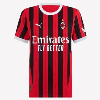 Camiseta AC Milan 1ª Equipación Mujer 2024-2025 Camiseta AC Milan 1ª Equipación Mujer 2024-2025