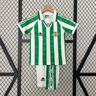 Camiseta Real Betis 1ª Equipación Niño Retro 1995 1997 Camiseta Real Betis 1ª Equipación Niño Retro 1995 1997