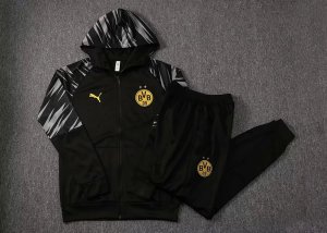 Chandal Con Capucha Dortmund 2021-2022 Negro