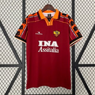 Tailandia Camiseta AS Roma 1ª Equipación Retro 1998 1999 Tailandia Camiseta AS Roma 1ª Equipación Retro 1998 1999