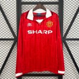 Tailandia Camiseta M-U 1ª Equipación ML Retro 1992-1994