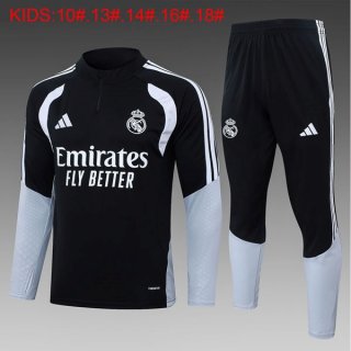 Ninos Sudadera De Training Real Madrid 2026-2027 Negro 3