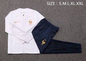 Chandal Francia 2022-2023 Blanco Azul
