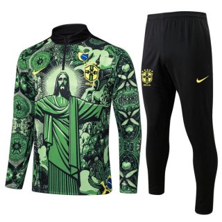 Sudadera De Training Brasil 2025-2026 Verde Sudadera De Training Brasil 2025-2026 Verde