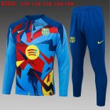 Ninos Sudadera De Training Barcelona 2026-2027 Azul 5