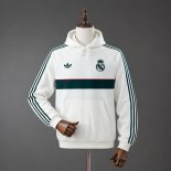 Sudadera con Capucha Real Madrid 2026-2027 Blanco Sudadera con Capucha Real Madrid 2026-2027 Blanco