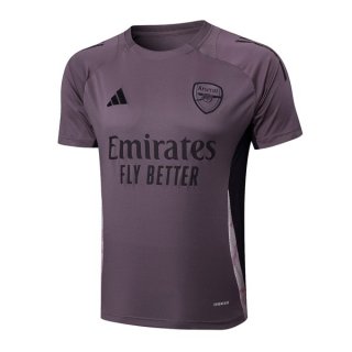 Camiseta Entrenamiento Arsenal 2025-2026 Purpura Gris Camiseta Entrenamiento Arsenal 2025-2026 Purpura Gris