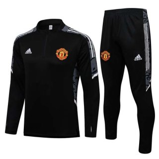 Sudadera De Training Manchester United 2022 Negro Sudadera De Training Manchester United 2022 Negro