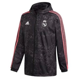 Rompevientos Real Madrid 2021-2022 Negro Rosa Rompevientos Real Madrid 2021-2022 Negro Rosa