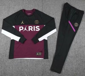 Chandal PSG 2021-2022 Borgona Negro
