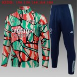 Ninos Sudadera De Training Arsenal 2025-2026 Verde Rojo