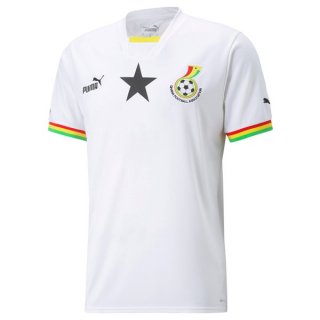 Tailandia Camiseta Ghana 1ª Equipación 2022 Blanco Tailandia Camiseta Ghana 1ª Equipación 2022 Blanco