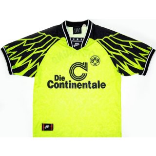 1ª Equipación Replica Camiseta Dortmund Retro 1994 1995 Amarillo 1ª Equipación Replica Camiseta Dortmund Retro 1994 1995 Amarillo