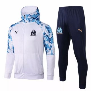 Chandal Con Capucha Marsella 2021-2022 Blanco Chandal Con Capucha Marsella 2021-2022 Blanco