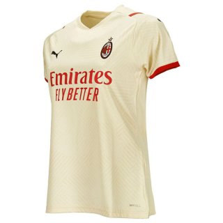 2ª Equipación Camiseta Futbols AC Milan Mujer 2021-2022 2ª Equipación Camiseta Futbols AC Milan Mujer 2021-2022