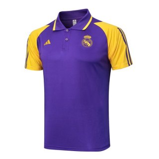 Polo Real Madrid 2024-2025 Purpura Amarillo Polo Real Madrid 2024-2025 Purpura Amarillo