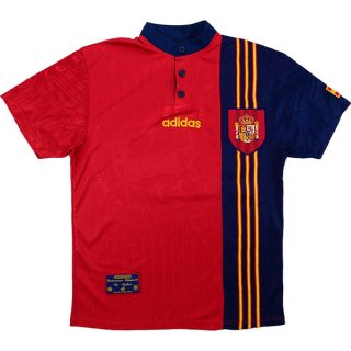 1ª Equipación Replica Camiseta España Retro 1996 Rojo 1ª Equipación Replica Camiseta España Retro 1996 Rojo