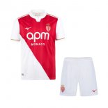 Camiseta AS Monaco 1ª Equipación Niño 2025-2026