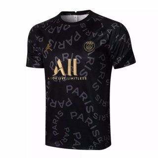 Camiseta Entrenamiento Paris Saint Germain 2021-2022 Negro Amarillo Camiseta Entrenamiento Paris Saint Germain 2021-2022 Negro Amarillo