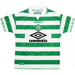 1ª Equipación Replica Camiseta Celtic Retro 1997 1999 Verde 1ª Equipación Replica Camiseta Celtic Retro 1997 1999 Verde