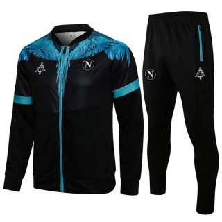 Chandal Napoli 2021-2022 Negro Azul Chandal Napoli 2021-2022 Negro Azul