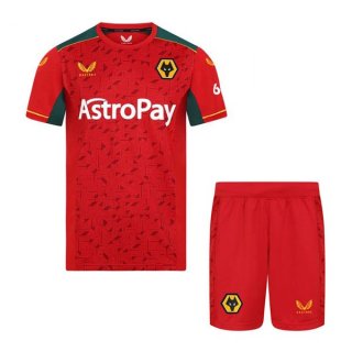 Camiseta Wolves 1ª Equipación Niño 2023-2024 Camiseta Wolves 1ª Equipación Niño 2023-2024