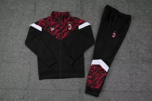 Chandal AC Milan 2021-2022 Negro Rojo