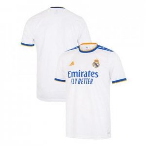 1ª Equipación Replica Camiseta Real Madrid 2021-2022 Blanco
