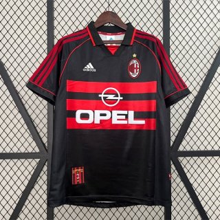 Tailandia Camiseta AC Milan 3ª Equipación Retro 1998 1999 Tailandia Camiseta AC Milan 3ª Equipación Retro 1998 1999