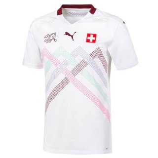 2ª Equipación Replica Camiseta Suiza 2020 Blanco 2ª Equipación Replica Camiseta Suiza 2020 Blanco