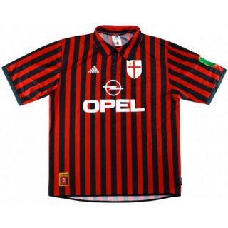 1ª Equipación Replica Camiseta AC Milan Retro 1999 2000 Rojo 1ª Equipación Replica Camiseta AC Milan Retro 1999 2000 Rojo