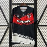 Tailandia Camiseta Sao Paulo Pre-Match 2025-2026 Negro Rojo