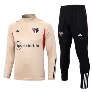 Sudadera De Training Sao Paulo 2023-2024 Amarillo Sudadera De Training Sao Paulo 2023-2024 Amarillo