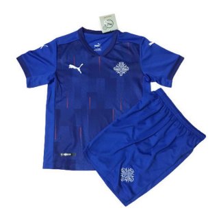 1ª Equipación Camiseta Islandia Niño 2020 Azul 1ª Equipación Camiseta Islandia Niño 2020 Azul