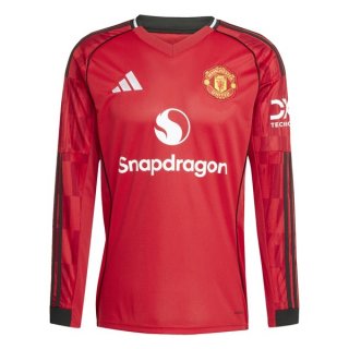 Tailandia Camiseta Manchester United 1ª Equipación ML 2025-2026 Tailandia Camiseta Manchester United 1ª Equipación ML 2025-2026