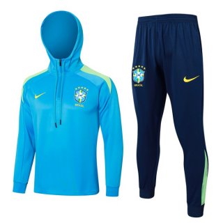 Sudadera Con Capucha Brasil 2024-2025 Azul 3 Sudadera Con Capucha Brasil 2024-2025 Azul 3