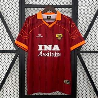 Tailandia Camiseta Roma 1ª Equipación Retro 1999-2000 Tailandia Camiseta Roma 1ª Equipación Retro 1999-2000